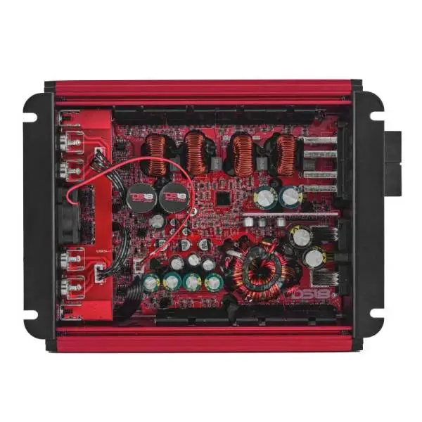 DS18 4-Channel Class-D Amp Stereo Full-Range 4 x 120 W RMS at4 ohm- Red image 5