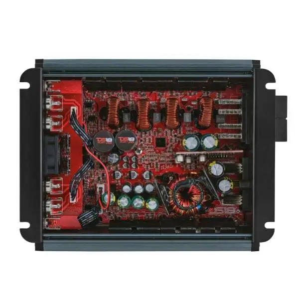 DS18 4-Channel Class-D Amp Stereo Full-Range 4 x 120 W RMS at4 ohm- Titanium image 4