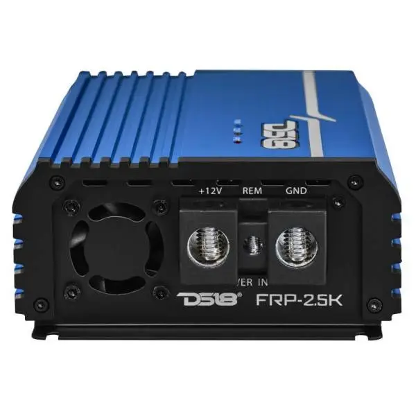 DS18 1-Channel Amp Class D Full-Range Monoblock 2500 Watts RMS/1ohm Blue thumbnail 3