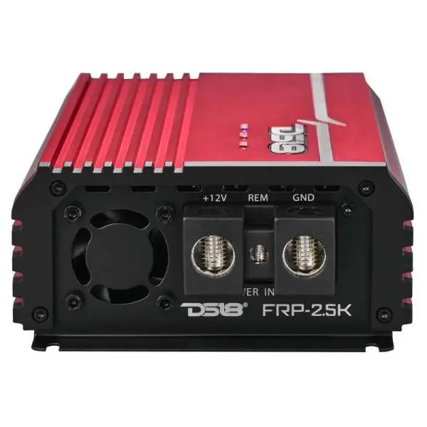 DS18 1-Channel Amp Class D Full-Range Monoblock 2500 Watts RMS/1ohm Red thumbnail 3
