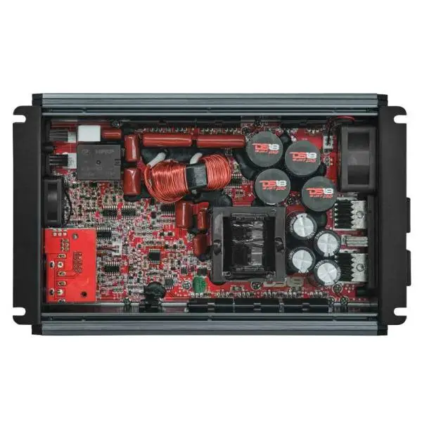 DS18 1-Channel Amp Class D Full-Range Monoblock 2500 Watts RMS/1ohm Titanium image 2