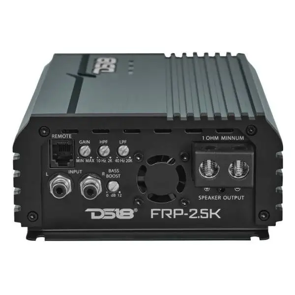 DS18 1-Channel Amp Class D Full-Range Monoblock 2500 Watts RMS/1ohm Titanium image 5