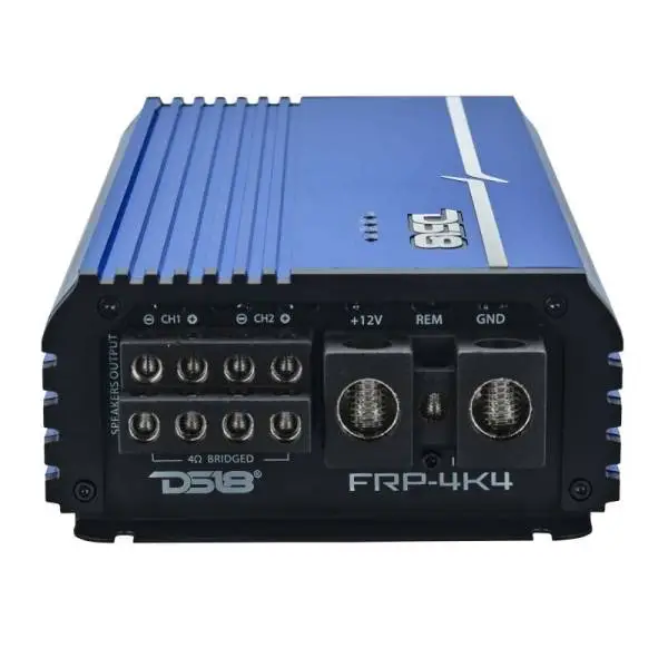 DS18 4-Channel Class-D Amp Stereo Full-Range 4 x 400 W RMS at4 ohm- Blue image 2