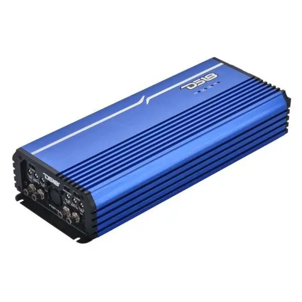 DS18 4-Channel Class-D Amp Stereo Full-Range 4 x 400 W RMS at4 ohm- Blue image 3