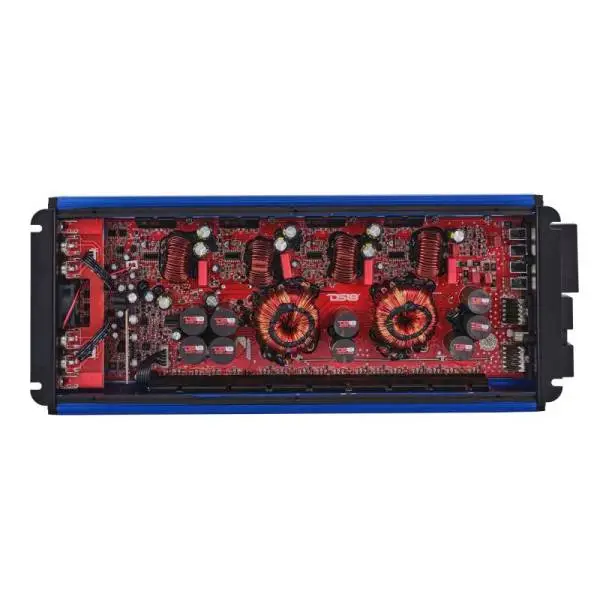 DS18 4-Channel Class-D Amp Stereo Full-Range 4 x 400 W RMS at4 ohm- Blue image 4