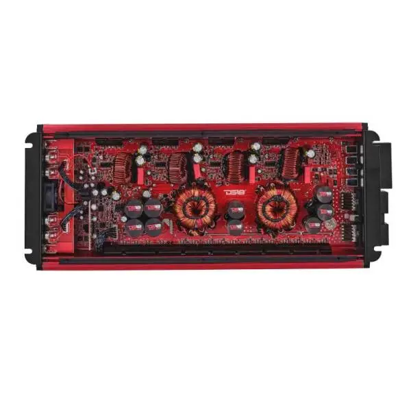 DS18 4-Channel Class-D Amp Stereo Full-Range 4 x 400 W RMS at4 ohm- Red image 5