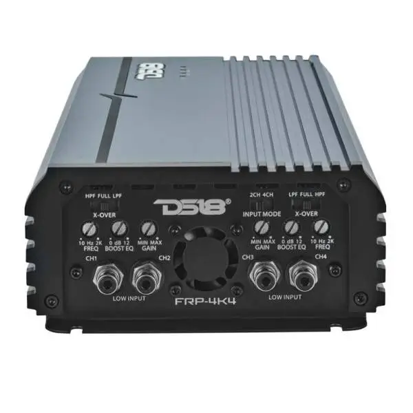 DS18 4-Channel Class-D Amp Stereo Full-Range 4 x 400 W RMS at4 ohm- Titanium image 2