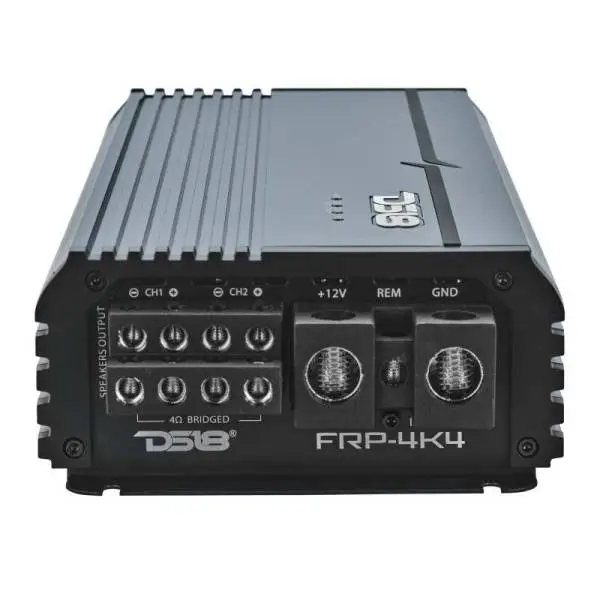 DS18 4-Channel Class-D Amp Stereo Full-Range 4 x 400 W RMS at4 ohm- Titanium image 3