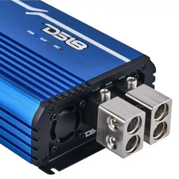 DS18 1-Channel Amp Class D Full-Range Monoblock 5000 Watts RMS/1ohm DPIV1/0 Terminals Included Blue image 6