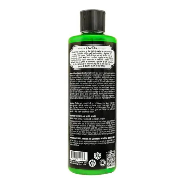 Chemical Guys Honeydew Snow Foam Auto Wash Cleansing Shampoo - 16oz image 2