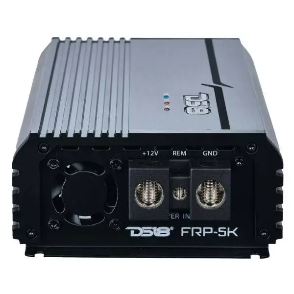 DS18 1-Channel Amp Class D Full-Range Monoblock 5000 Watts RMS/1ohm DPIV1/0 Terminals Incl Titanium thumbnail 2