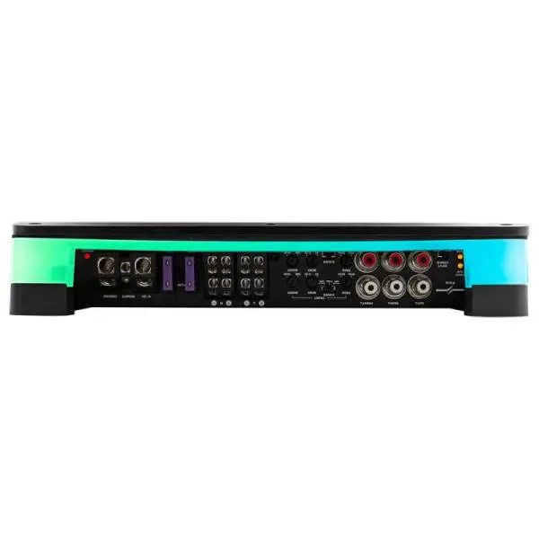 DS18 4-Channel Amp Stereo Full-Range 4 x 180 Watts RMS/4ohm Flush Mount w/ LED Lights image 7