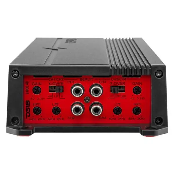 DS18 4-Channel Amplifier 2x 430/4ohm Bridge 4 x 230/2ohm 4 x 150/4ohm Watts RMS image 3