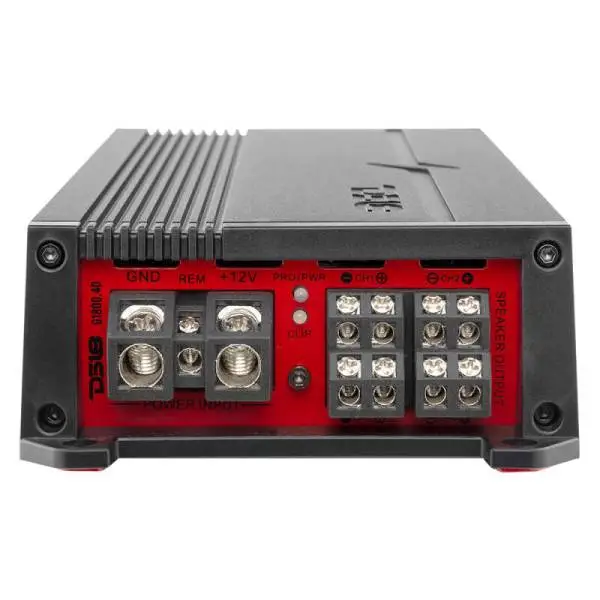 DS18 4-Channel Amplifier 2x 430/4ohm Bridge 4 x 230/2ohm 4 x 150/4ohm Watts RMS image 4