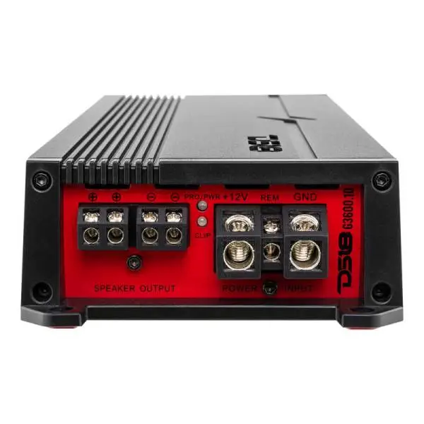 DS18 1-Channel Amplifier 1200/1ohm 900/2ohm 500/4ohm Watts RMS image 5