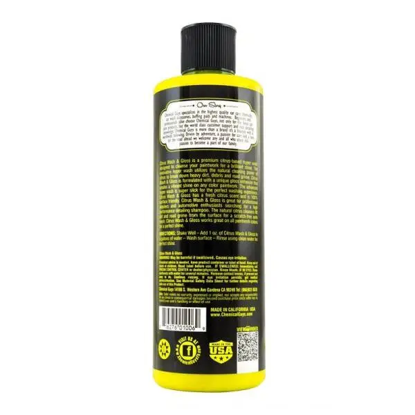 Chemical Guys Citrus Wash & Gloss Concentrated Car Wash - 16oz image 2