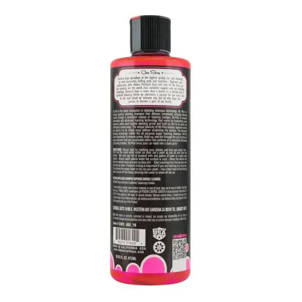 Chemical Guys Mr. Pink Super Suds Shampoo & Superior Surface Cleaning Soap - 16oz image 2