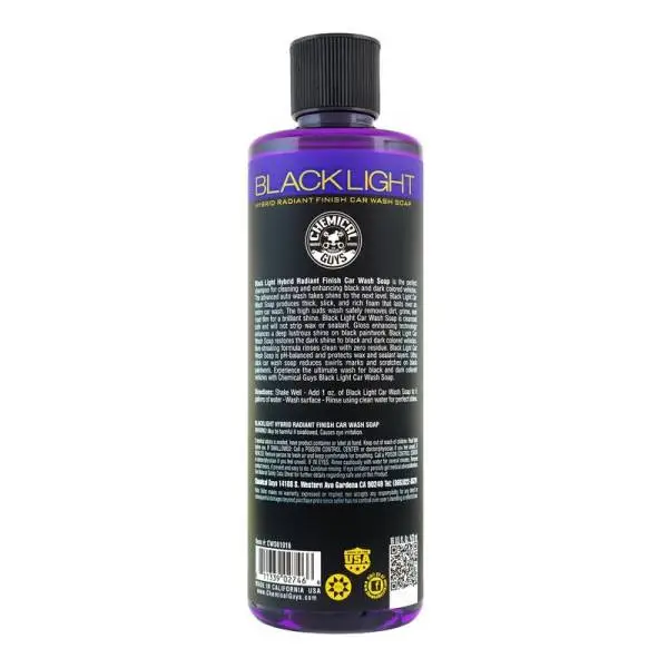 Chemical Guys Black Light Hybrid Radiant Finish Car Wash Soap - 16oz image 3