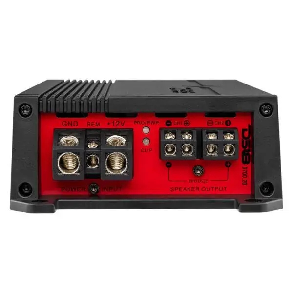 DS18 2-Channel Amplifier 1 x 360/4ohm Bridge 2x 180/2ohm 2x 100/4ohm Watts RMS image 4