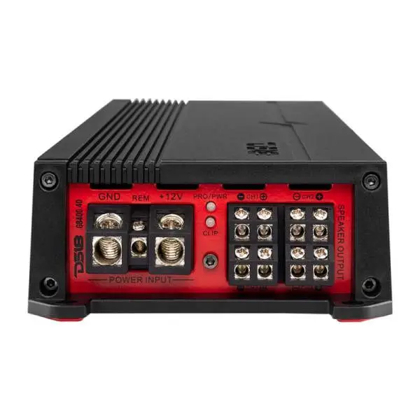 DS18 4-Channel Amplifier 2x 1700/4ohm Bridge 4 x 1000/2ohm 4 x 700/4ohm Watts RMS image 4