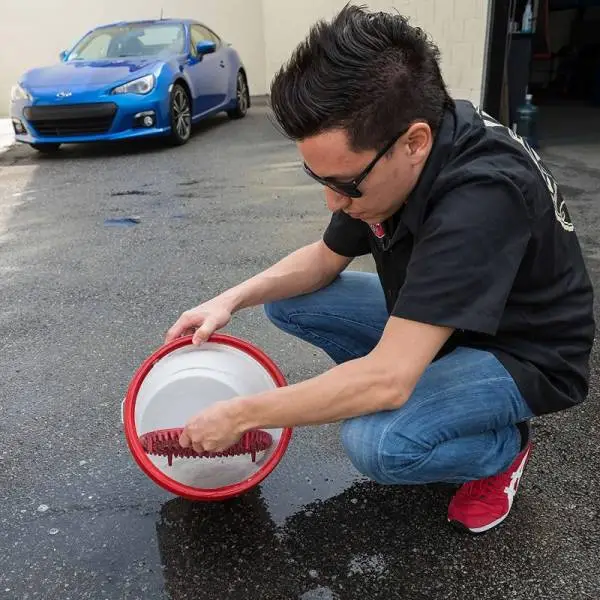 Chemical Guys Cyclone Dirt Trap Car Wash Bucket Insert - Red thumbnail 3