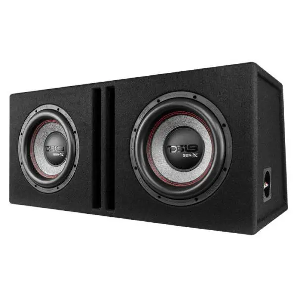 DS18 Dual 10in Loaded 800 Watts RMS 2x GEN-X104D Ported Enclosure Speakers Included image 4