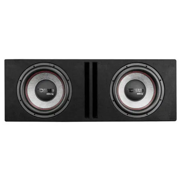 DS18 Dual 12in Loaded 900 Watts RMS 2x GEN-X124D Ported Enclosure Speakers Included image 2
