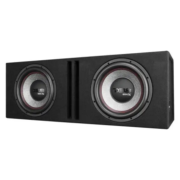 DS18 Dual 12in Loaded 900 Watts RMS 2x GEN-X124D Ported Enclosure Speakers Included image 3