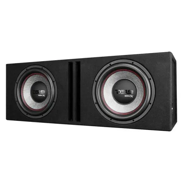 DS18 Dual 12in Loaded 900 Watts RMS 2x GEN-X124D Ported Enclosure Speakers Included image 4
