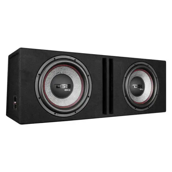 DS18 Dual 12in Loaded 900 Watts RMS 2x GEN-X124D Ported Enclosure Speakers Included image 8