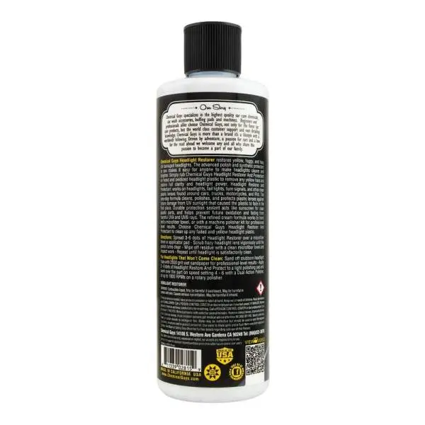 Chemical Guys Headlight Restorer & Protectant - 16oz image 2