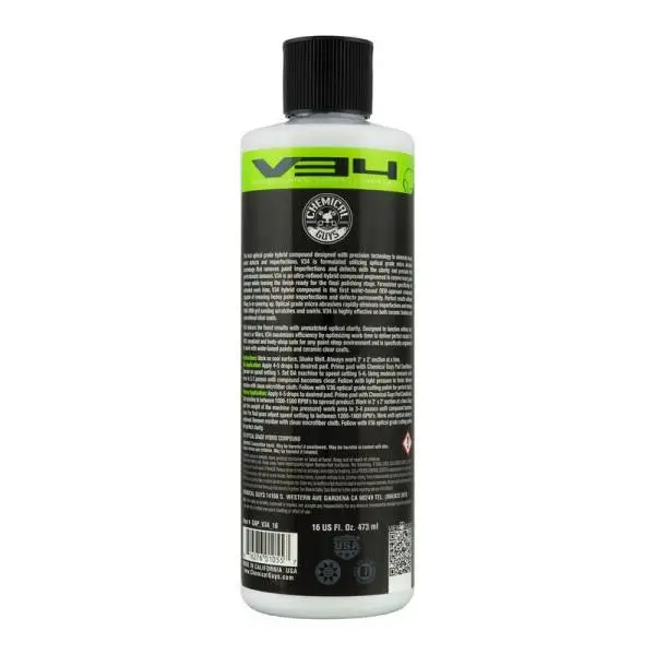 Chemical Guys V34 Optical Grade Hybrid Compound - 16oz image 2