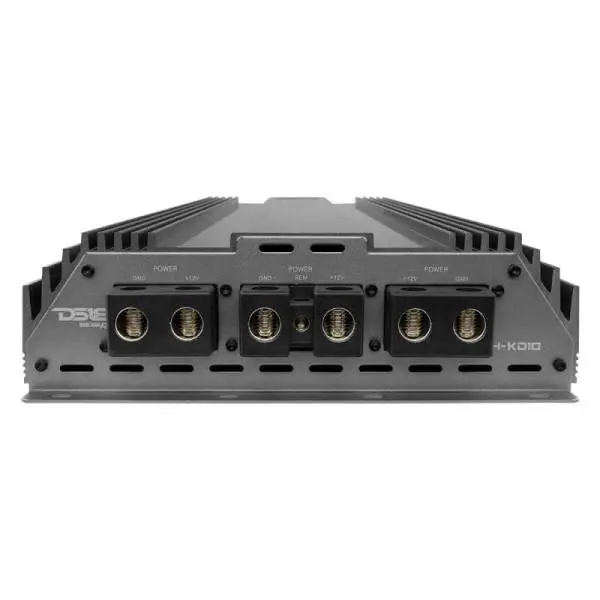 DS18 1-Chnl Amp 18000 Burst/0.67ohm 10000/1ohm 5800/2ohm 3500/4ohm Watts RMS w/ Voltmeter Black image 4