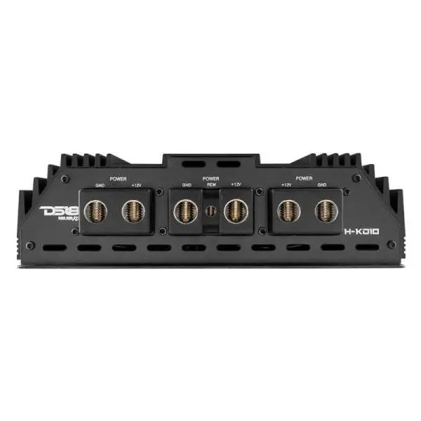 DS18 1-Chnl Amp 18000 Burst/0.67ohm 10000/1ohm 5800/2ohm 3500/4ohm Watts RMS w/ Voltmeter Black image 8