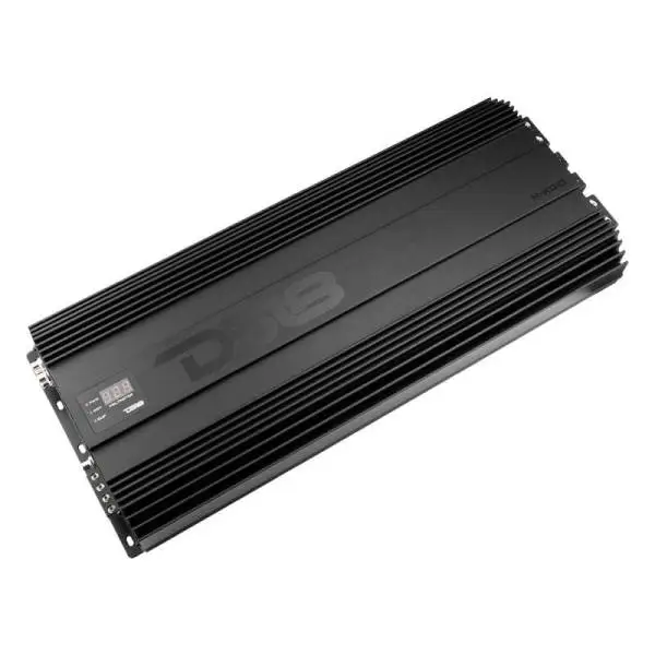 DS18 1-Chnl Amp 18000 Burst/0.67ohm 10000/1ohm 5800/2ohm 3500/4ohm Watts RMS w/ Voltmeter Black image 10