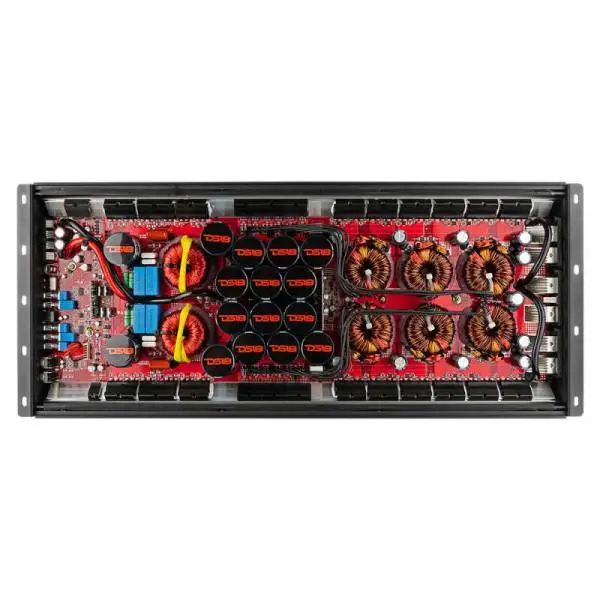 DS18 1-Chnl Amp 18000 Burst/0.67ohm 10000/1ohm 5800/2ohm 3500/4ohm Watts RMS w/ Voltmeter Black image 14