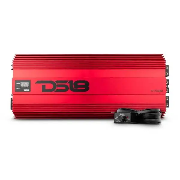 DS18 1-Channel Amp 18000 Burst/0.67ohm 10000/1ohm 5800/2ohm 3500/4ohm Watts RMS w/ Voltmeter Red image 4