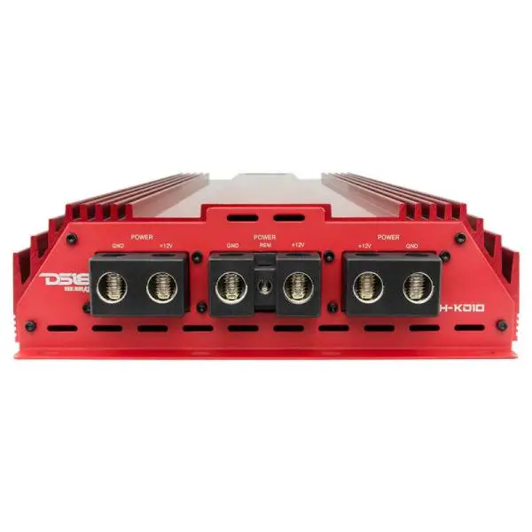 DS18 1-Channel Amp 18000 Burst/0.67ohm 10000/1ohm 5800/2ohm 3500/4ohm Watts RMS w/ Voltmeter Red image 6