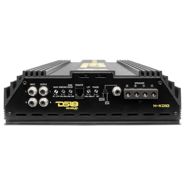 DS18 1-Channel Amp 18000 Burst/0.67ohm 10000/1ohm 5800/2ohm 3500/4ohm Watts RMS w/ Voltmeter Red image 9