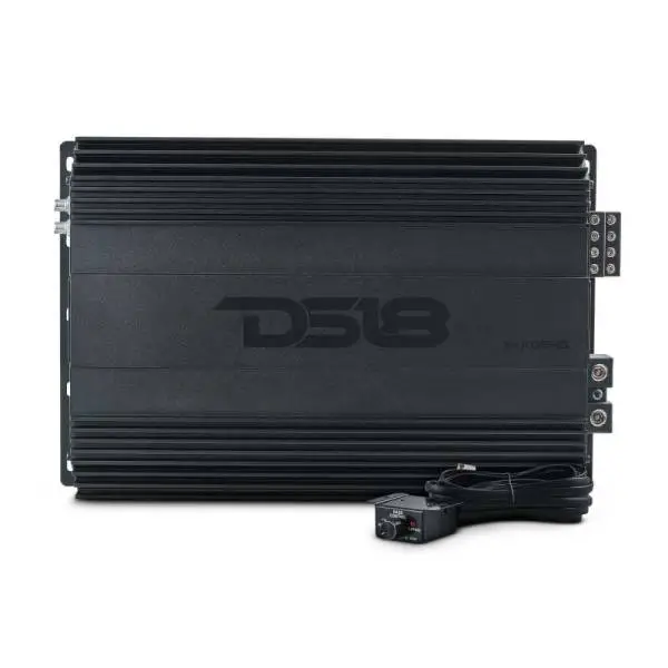 DS18 4-Channel Amp 2x 1000/4ohm Bridge 4 x 550/2ohm 4 x 300/4ohm Watts RMS Black image 2