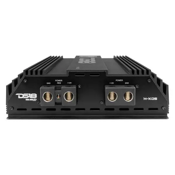 DS18 1-Channel Amp 9200 Burst/0.5ohm 5000/1ohm 3500/2ohm 2200/4ohm Watts RMS w/ Voltmeter Black image 6