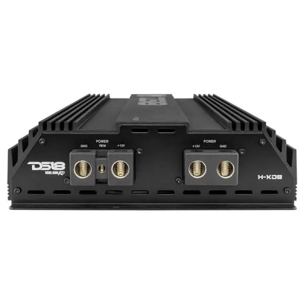 DS18 1-Channel Amp 15000 Burst/0.5ohm 8000/1ohm 4800/2ohm 2500/4ohm Watts RMS w/ Voltmeter Black image 6