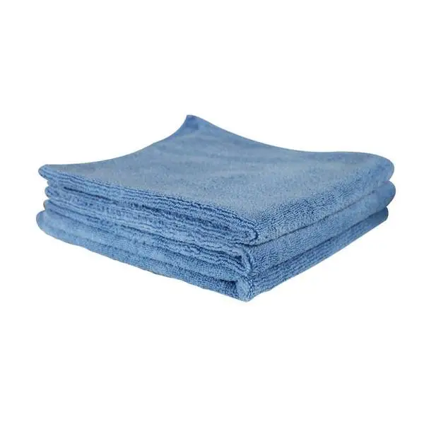 Chemical Guys Workhorse Professional Microfiber Towel - 16in x 16in - Blue - 3 Pack thumbnail 3