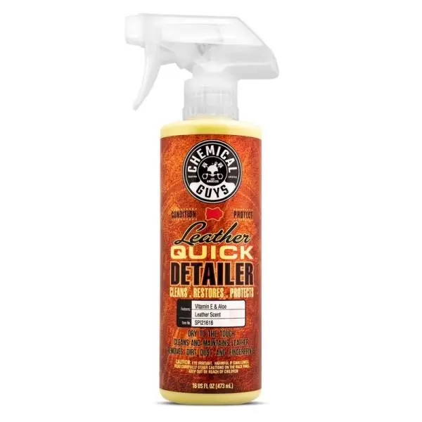 Chemical Guys Leather Quick Detailer Care Spray - Matte Finish - 16oz image 2