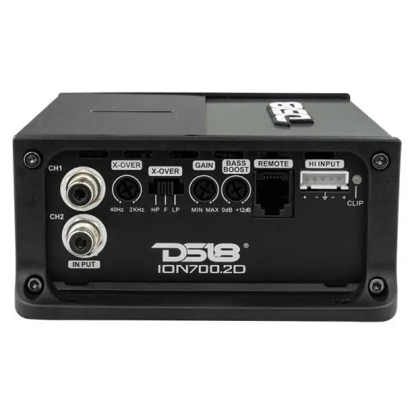 DS18 2-Channel Amp 700/4ohm Bridge 2x 350/2ohm 2x 240/4ohm Watts RMS Class D image 4