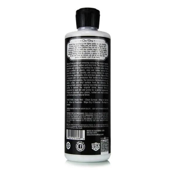 Chemical Guys Natural Shine Satin Dressing - 16oz thumbnail 2