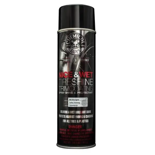 Chemical Guys Nice & Wet Tire Shine Protective Coating for Rubber/Plastic (Aerosol) thumbnail 2
