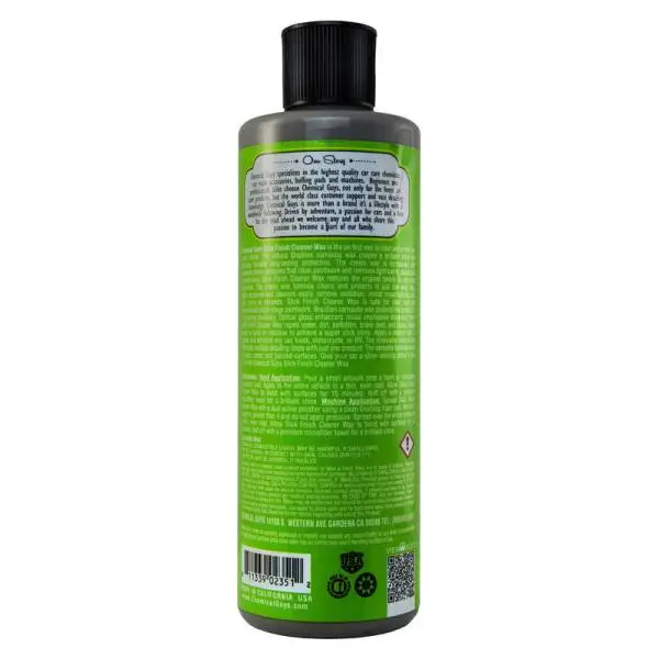 Chemical Guys Slick Finish Cleaner Wax - 16oz thumbnail 2