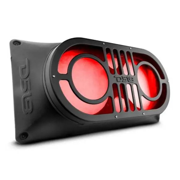 DS18 TJ/JK/JKU/JL/JLU Tailgate Enclosure Fits 2x 10in Speakers 2x 3in Tweeters Grill Included image 2