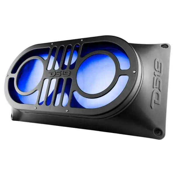 DS18 TJ/JK/JKU/JL/JLU Tailgate Enclosure Fits 2x 10in Speakers 2x 3in Tweeters Grill Included image 4